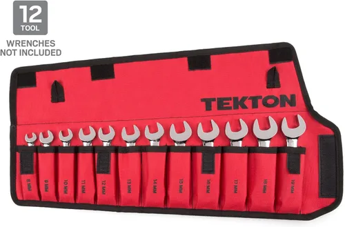 Vista 2 de TEKTON Rollo de llave combinada rechoncha de 12 herramientas (0.315-0.748 in) ORG27212