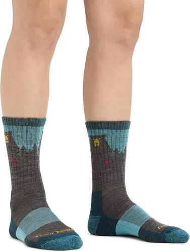 Vista 2 de Calcetines ligeros para mujer Darn Tough Animal Haus Crew