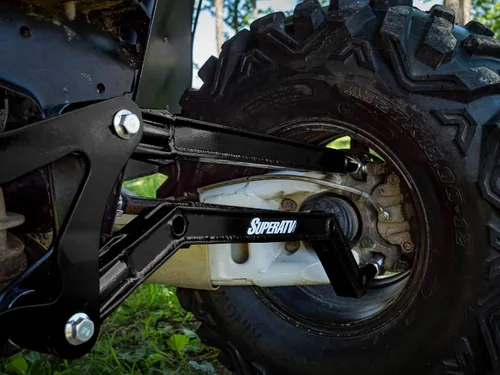 Vista 3 de SuperATV Brazos de Reacción Posteriores y Varillas Posteriores, de Alta Distancia, en Caja, para Polaris RZR XP 900 / XP 4 900 (2011-2014) - Negro