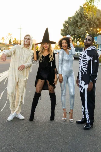 Vista 8 de Tipsy Elves Disfraz de momia para hombre divertido disfraz de monstruo de película para Halloween