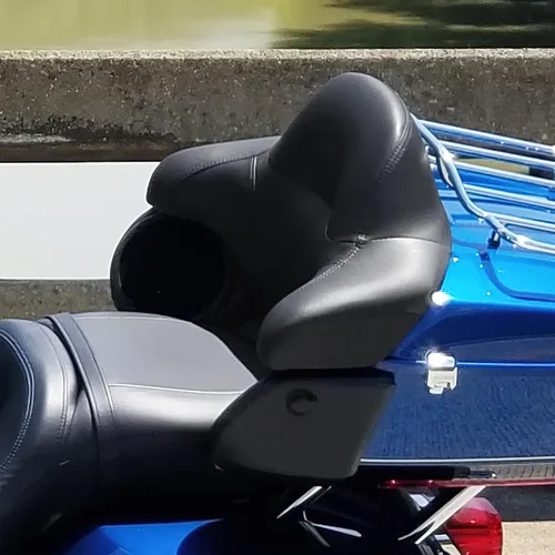 Vista 4 de TCMT Asiento Trasero Envuelto y Recortado King Compatible con Harley 2014-2025 Touring Road King Road Street Electra Glide Ultra Limited Pack
