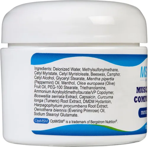 Vista 7 de KALA HEALTH MSMPure MSM Cápsulas 500 unidades y MSM Cream paquete de 2 onzas