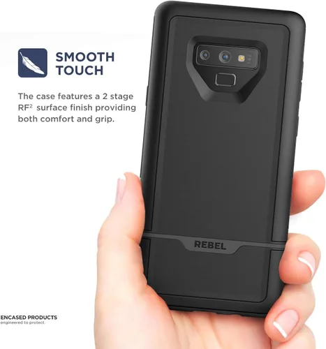 Vista 2 de ENCASED Rebel Armor - Carcasa para Samsung Galaxy Note 9 (protección contra impactos Mil-Spec), color negro