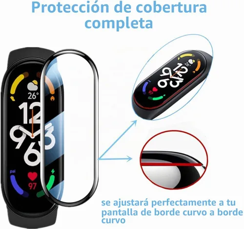 Vista 4 de Protector de pantalla compatible con Xiaomi Mi Smart Band 11 / Band