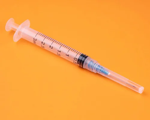 Vista 3 de Jeringa Luer Lock de 0.1 fl oz con diámetro 23G de aguja de 1 pulgada de largo, paquete sellado (20)