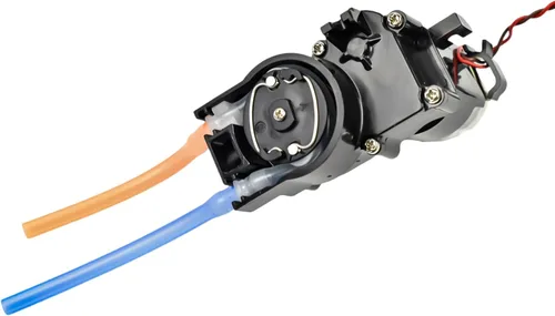 Vista 19 de CHANCS Mini bomba peristáltica de motor paso a paso de precisión de 0.315 in DC 3 V 5 V 3.7 V Caja de engranajes de metal completo Bomba de líquido