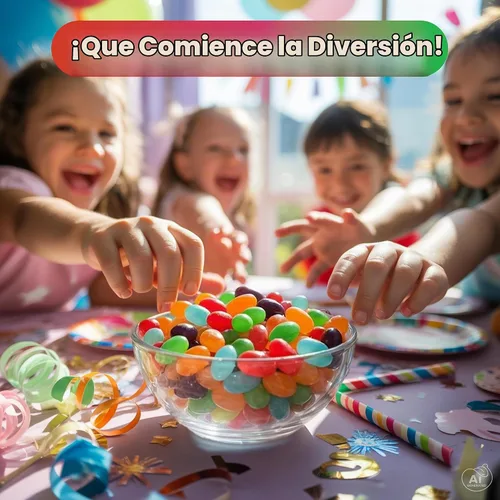 Vista 2 de Jelly Beans - Mezcla de dulces con sabor a fruta a granel de 1 libra