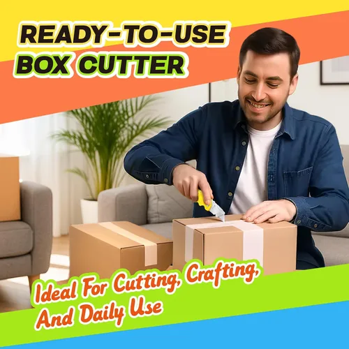 Vista 3 de Paquete de 12 cuchillos utilitarios con 10 cuchillas 12pack-folding