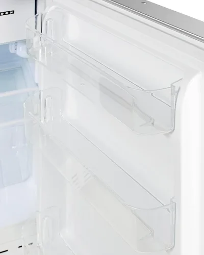 Vista 4 de Summit Appliance ALRF48CSS Refrigerador-congelador integrado de 20 pulgadas de ancho, compatible con ADA, estantes ajustables, capacidad de 2.68