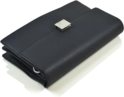 Vista 3 de Bolso de mano de cuero sintético para mujer