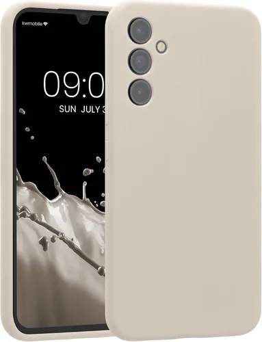 Vista 11 de kwmobile Funda compatible con Samsung Galaxy A13 4G - Funda delgada de silicona TPU - Acabado suave al tacto - Amarillo radiante