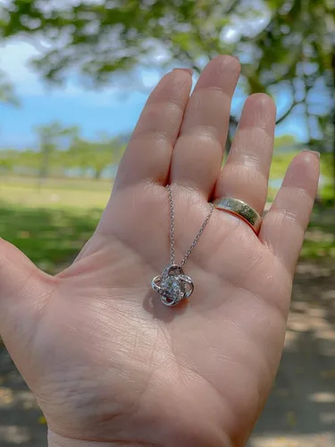 Vista 6 de Collar con texto en inglés "To My Boyfriends Mom", regalos para novios y mamá de parte de la novia, regalos de Navidad para novio mamá, regalo
