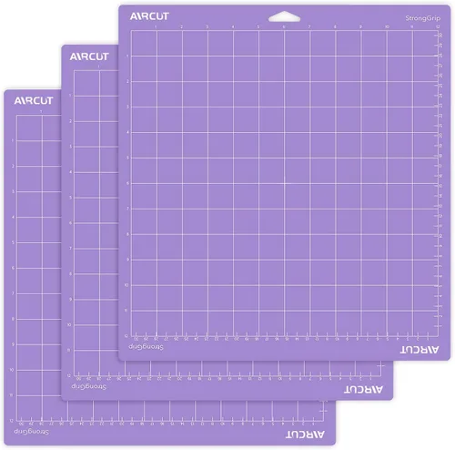 Vista 9 de AIRCUT Alfombrilla de corte con agarre ligero para Cricut Maker 3/Maker 4/Maker/Explore 3/4/Air 2/Air/One (12 x 12 pulgadas, 3 alfombrillas)
