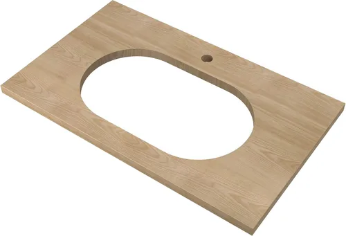 Vista 4 de American Standard 7813001.478 Studio S - Lavabo para encimera de 33 pulgadas, color ceniza