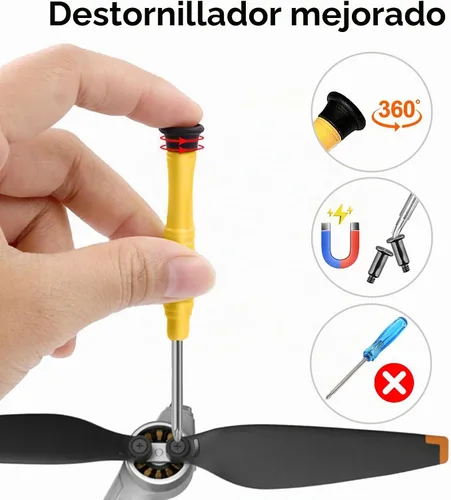 Vista 2 de 32 piezas de hélices para DJI Mini 3, cuchillas de repuesto de bajo ruido y liberación rápida de Betschkim compatibles con accesorios DJI Mini 3 16
