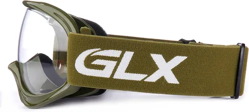 Vista 2 de GLX - Gafas modelo YH15 antiempañantes y resistentes a los impactos para motocross todo terreno y cuatrimoto, para niñas y niños; talle único