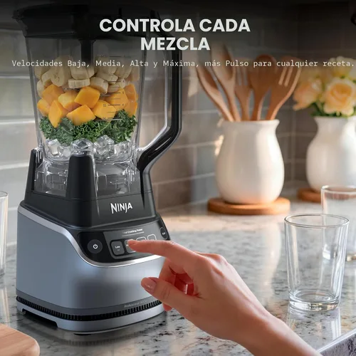 Vista 7 de Ninja UltraCrush Pro Sistema de cocina, 1500 W, licuadora de 72 onzas, plata, BP401