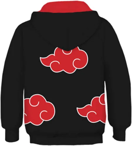 Vista 2 de BEDJIMI 3D Printed Anime Hoodie for Kids Sweatshirt Pullover Anime Cosplay Costume Halloween Costumes for Boys