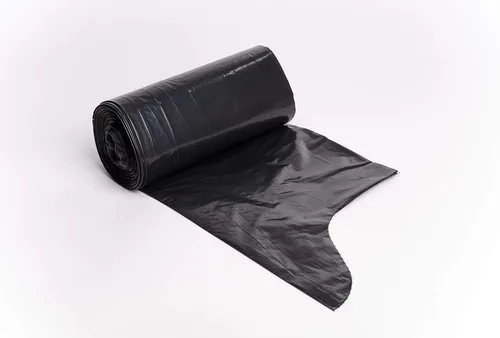 Vista 6 de Aluf Plastics Bolsas de basura negras resistentes de 33 galones de 1.7 milésimas de pulgada de pulgada de grosor con cierre de solapa E-Z de 33 x 39