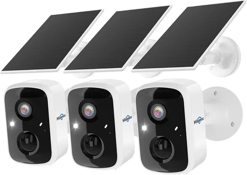 Vista 13 de Hiseeu 4MP Solar Security Cameras Wireless Outdoor, 2.4G/5G Home WiFi