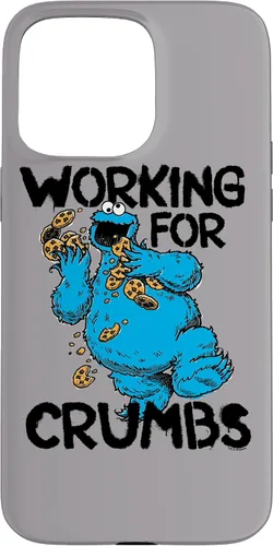 Vista 27 de iPhone 12/12 Pro Sesame Street Cookie Monster Trabajo para migas caso