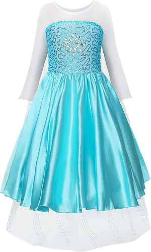 Vista 2 de JerrisApparel Princess Party Fancy Costume Cosplay Dress Up with Accessories