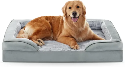 Vista 30 de FURTIME Cama Ortopédica para Perros para Perros Pequeños - Camas de Sofá para Perros Pequeños Lavables, Cama de Sofá de Espuma de Apoyo