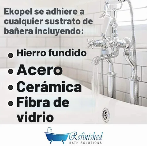 Vista 7 de Kit de renovación (kit para fregadero/ducha, color blanco)