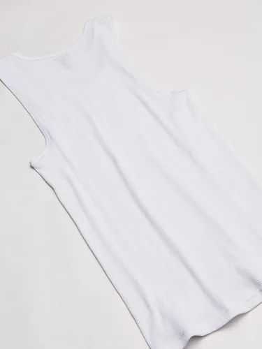 Vista 2 de Nautica Paquete de 4 camisetas de algodón acanaladas para hombre
