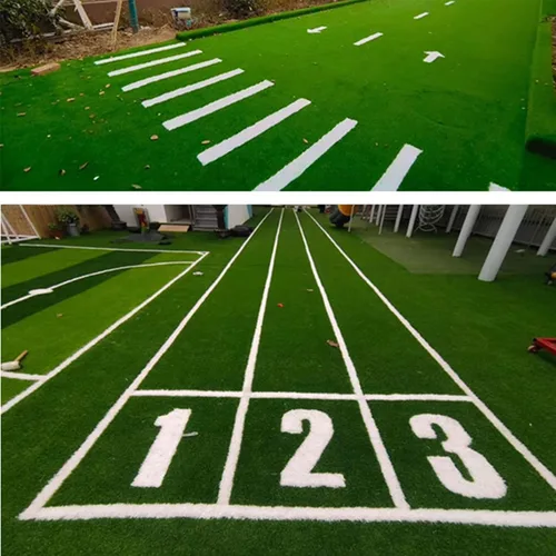 Vista 6 de Alfombra de césped artificial, para interiores y exteriores, realista y gruesa, autodrenante, alfombra de césped sintético para jardín y paisaje