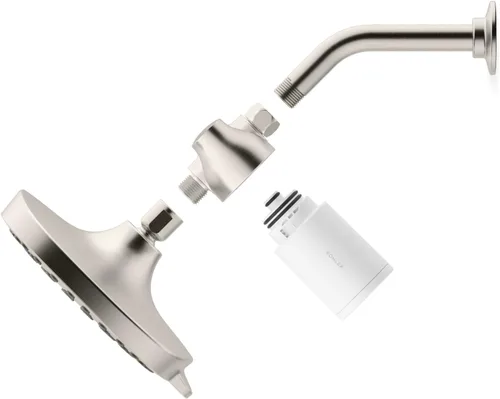Vista 6 de KOHLER R24612-CP - Accesorio de cabezal de ducha filtrado Aquifer, sistema de filtración que se fija a la mayoría de cabezales de ducha existentes