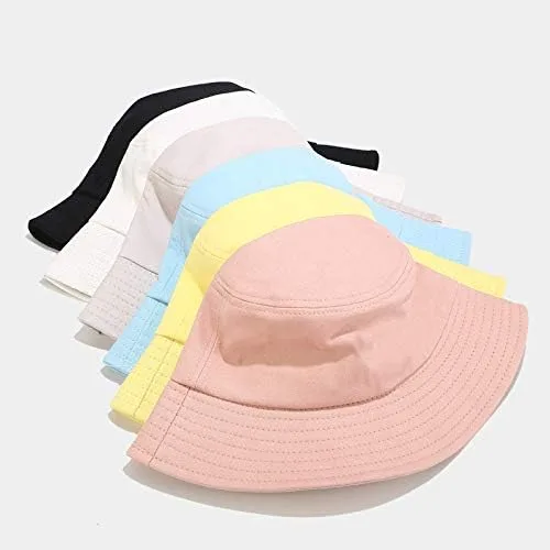 Vista 2 de Quanhaigou Sombreros unisex para el sol, sombrero de playa de moda para hombres y mujeres, gorra Boonie de verano al aire libre para niños y niñas