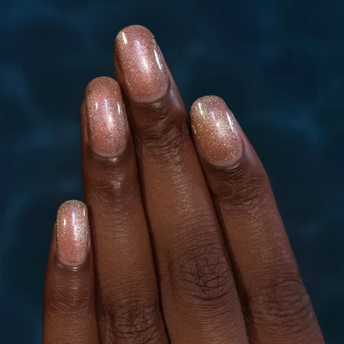 Vista 5 de ILNP Sandbar - Esmalte de uñas holográfico magnético beige arena