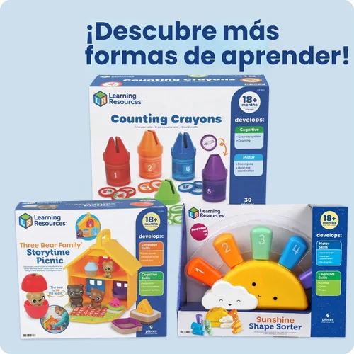 Vista 7 de Learning Resources Counting Crayons - Juguetes de aprendizaje para niños pequeños para clasificar y contar colores, juguetes numéricos, Montessori