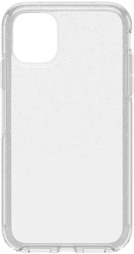 Vista 4 de OtterBox Symmetry Clear Series - Funda para el iPhone 11, diseño de estrellas (color plateado y transparente)