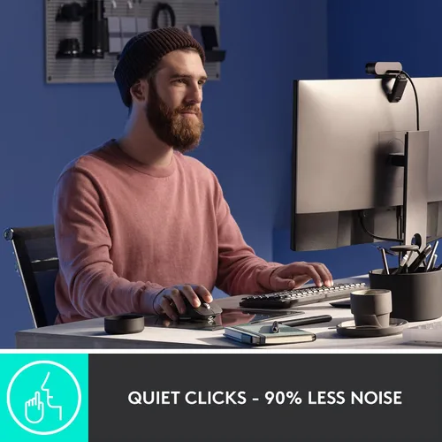 Vista 2 de Logitech Ratón Inalámbrico de Rendimiento MX Master 3S - Grafito Con Receptor Bolt