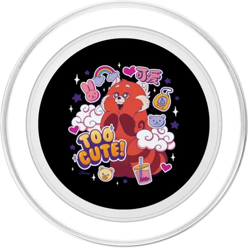 Vista 2 de Turning Red - Demasiado lindo panda rojo PopSockets MagSafe PopGrip para iPhone