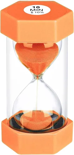 Vista 29 de Reloj de Arena con Temporizador de Arena de 1 Minuto, Reloj de Arena Irrompible, SandWatch de Plástico de 1 Min, Reloj De Arena 1 Minutos, Reloj