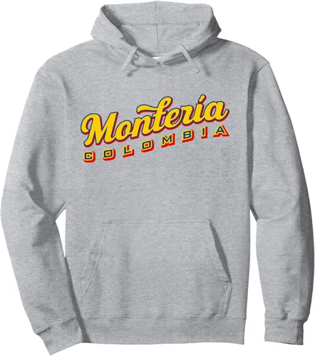 Vista 3 de Sudadera con capucha Montería Colombia, Negro