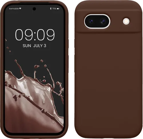 Vista 215 de kwmobile Funda Compatible con Google Pixel 6 Pro - Funda de Teléfono de Silicona TPU con Acabado Suave - Azul Caribe