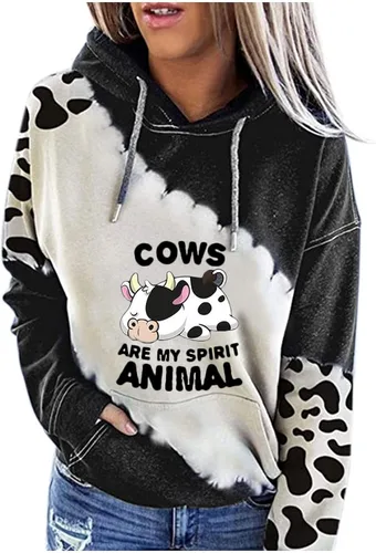 Vista 113 de Sudaderas con capucha para mujer, con cuello de botón, sin botones, con cordón, manga larga, lindas, ropa para adolescentes y niñas