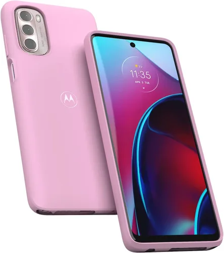 Vista 6 de Motorola Moto G Stylus (2022) Funda Protectora - Ajuste de precisión, elegantes fundas absorbentes de golpes para teléfonos - Rosa atardecer