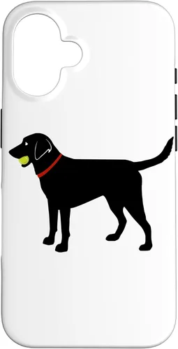 Vista 32 de Labrador Retriever Fetch, Black Lab Play Ball Dog Lover Gift Case for iPhone 17