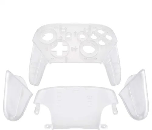 Vista 2 de eXtremeRate - Placa frontal trasera y asas para controlador NS Switch Pro carcasa de repuesto para NS Switch Pro controlador no incluido