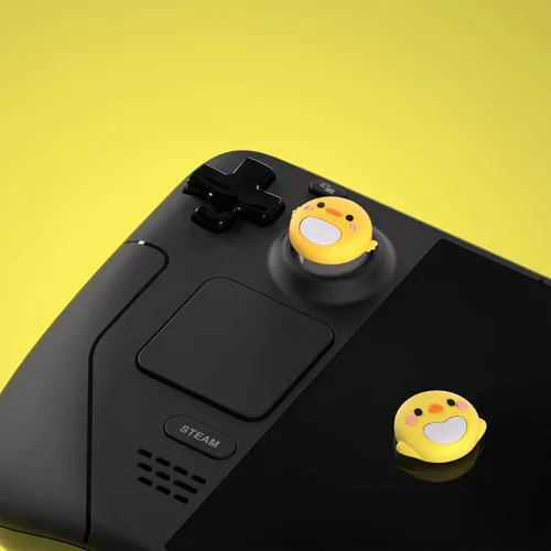 Vista 12 de PlayVital Thumb Grip Caps for Steam Deck LCD, Silicone Thumbsticks Grips Joystick Caps for Steam Deck OLED - Chubby Panda