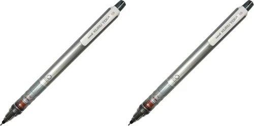Vista 16 de Lápiz portaminas Uni Kuru Toga estándar, negro, 0.0112 pulgadas, rosado bebé