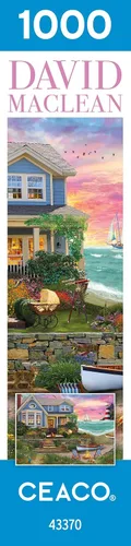 Vista 9 de Ceaco - David MacLean - Heart Beach - Rompecabezas de 1000 piezas