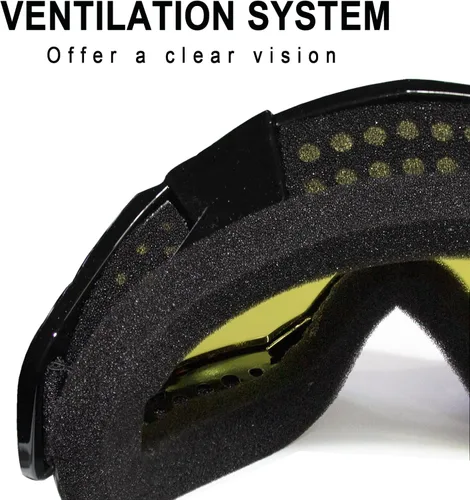 Vista 2 de Gafas para bicicleta de motocross, motocicleta, ATV, lentes para cuatro ruedas todoterreno, gafas de casco de carreras MX
