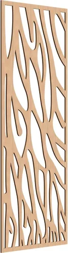 Vista 184 de 9 3/8"W x 24 3/8"H x 1/4"T Bristol Decorativos Paneles de Pared de Madera Calado, Cereza