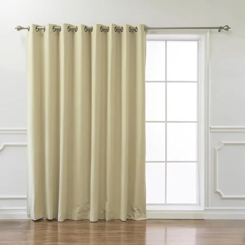 Vista 9 de Best Home Fashion Cortina térmica opaca con parte superior con ojales anchos Gris
